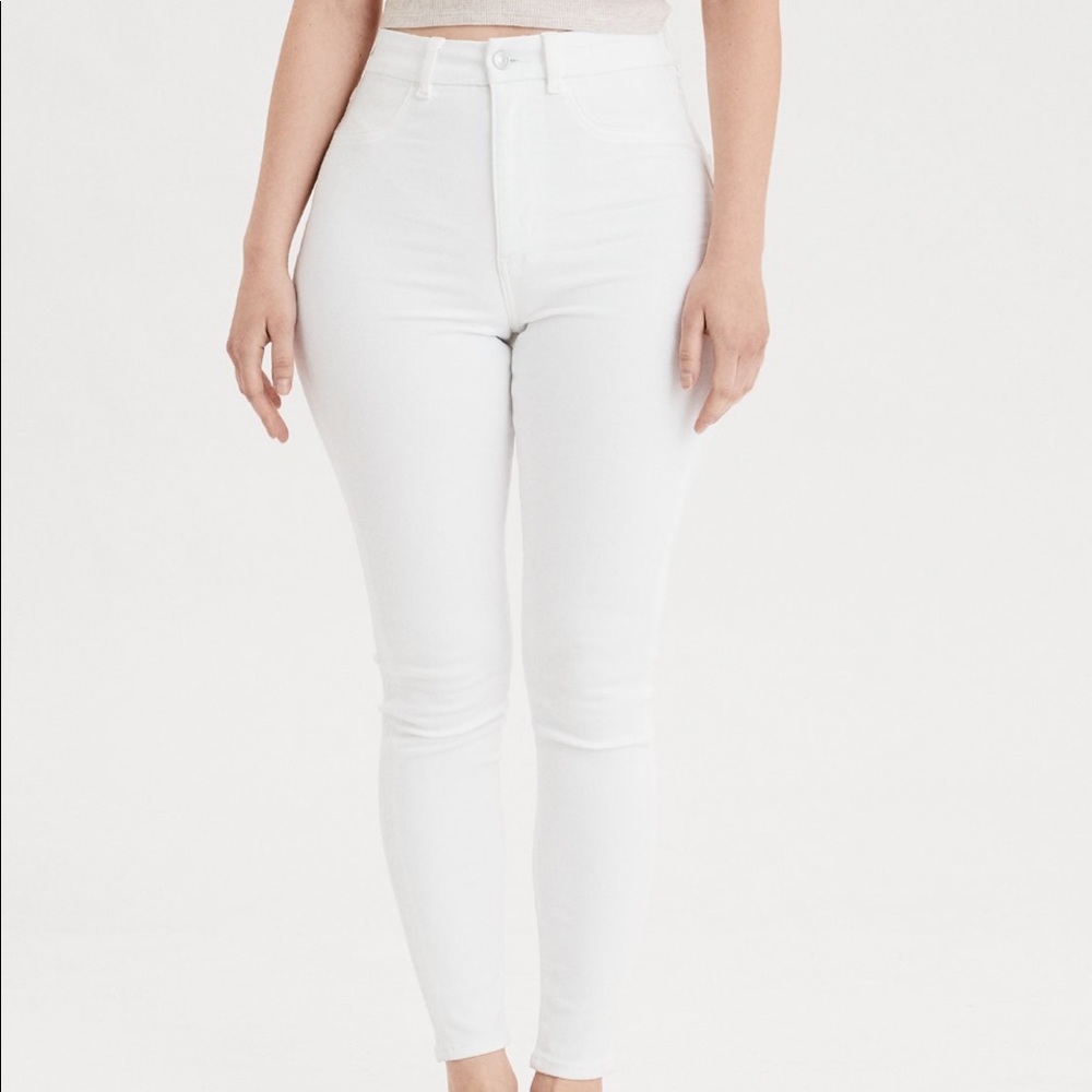 White American Eagle Ne(x)t Level Stretch Curvy High Rise Jegging Jeans